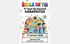 1er tour du tournoi KARAPISTOS, École de tir